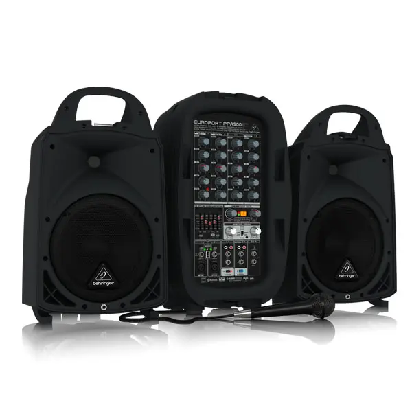 BEHRINGER PPA500BT ชุดเครื่องเสียงเคลื่อนที่ ลำโพง 8 นิ้ว 500 วัตต์ มิกเซอร์ 6 ชาแนล Bluetooth® ในตัว พร้อมไมค์สาย - Image 9
