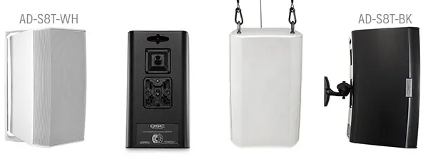 ลำโพงติดผนัง QSC AD S8T Surface Speaker 8″1 1