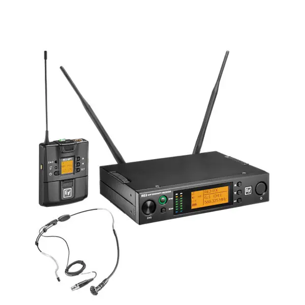 EV RE3-BPHW-T ชุดไมค์ลอยแบบหนีบปกเสื้อ หัวแบบเกี่ยวหู พร้อมเครื่องรับ-ส่ง ย่าน UHF 803-806MHz - Image 2