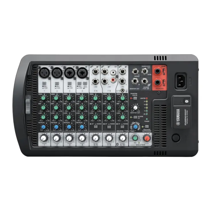 YAMAHA STAGEPAS 600BT เครื่องเสียงเคลื่อนที่ คลาส D 680 วัตต์ เพาเวอร์มิกเซอร์ 10 ชาแนล พร้อมไมค์ไดนามิกคู่ - Image 2