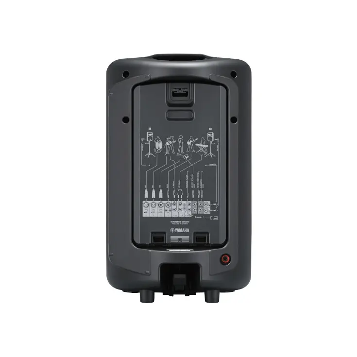 YAMAHA STAGEPAS 600BT เครื่องเสียงเคลื่อนที่ คลาส D 680 วัตต์ เพาเวอร์มิกเซอร์ 10 ชาแนล พร้อมไมค์ไดนามิกคู่ - Image 5