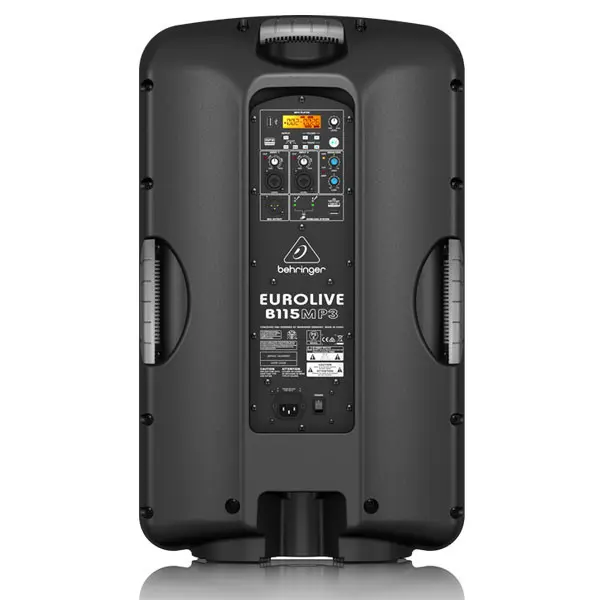 BEHRINGER B115MP3 ตู้ลำโพง 15 นิ้ว 2 ทาง 1,000 วัตต์ มีแอมป์ในตัว คลาส D รองรับไฟล์ MP3 - Image 4