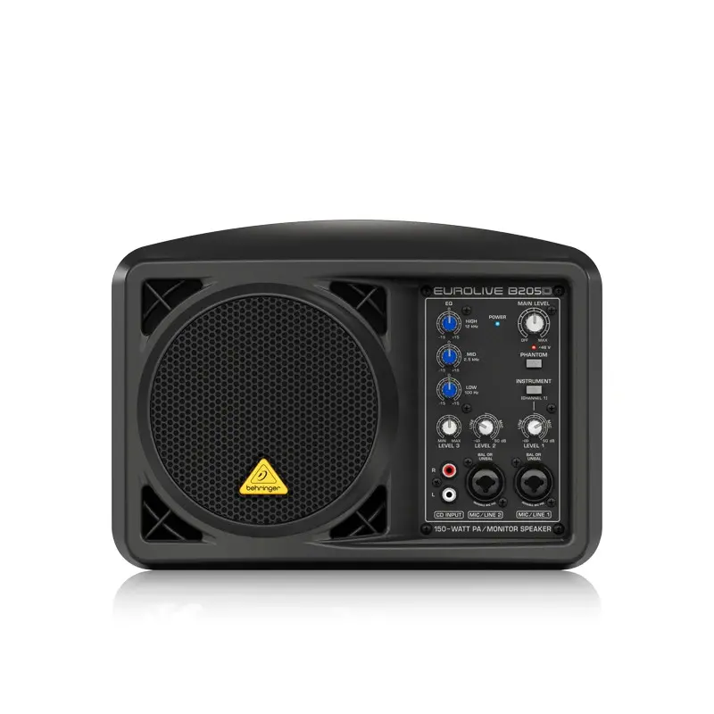 BEHRINGER B205D ตู้ลำโพงมอนิเตอร์เวที 5.25 นิ้ว 150 วัตต์ มีแอมป์ในตัว