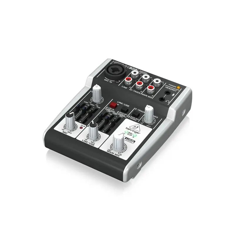 BEHRINGER 302USB มิกเซอร์ อนาล็อก 5 ชาแนล พร้อม XENYX Mic Preamp และ USB/Audio Interface - Image 3