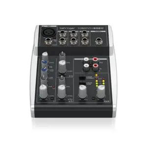 BEHRINGER XENYX 502S มิกเซอร์ อนาล็อก 5 ชาแนล Premium with USB Streaming Interface
