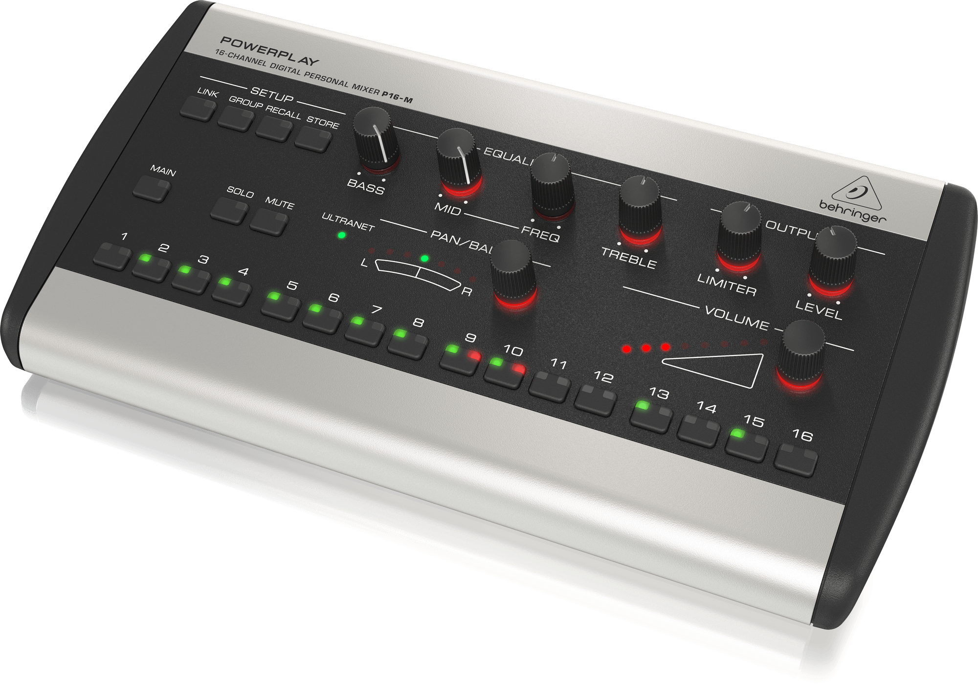 BEHRINGER P16-M มิกเซอร์เสียงส่วนบุคคล ดิจิตอล 16 ชาแนล - Image 4