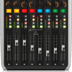 BEHRINGER X-TOUCH EXTENDER เครื่องควบคุม 8 Touch-Sensitive Motor Faders, LCD Scribble Strips, USB Hub and Ethernet/USB Interfaces