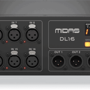MIDAS DL16 ดิจิตอล สเตจบ๊อกซ์ 16 Input 8 Output 16 Mic