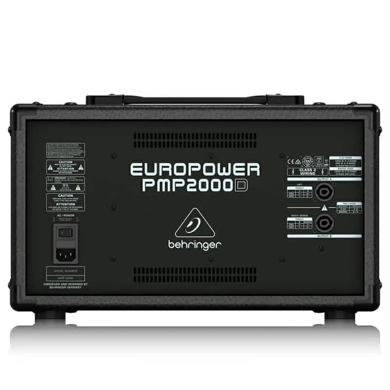 BEHRINGER PMP-2000D เพาเวอร์มิกเซอร์ 14 ชาแนล คลาส D 2000 วัตต์ - Image 5