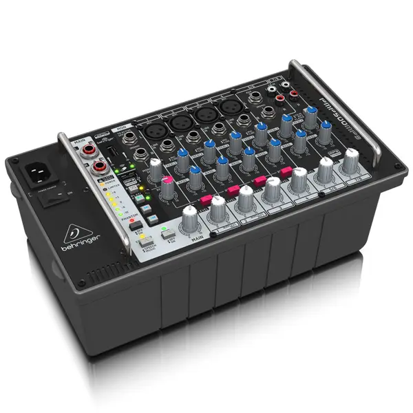 BEHRINGER PMP500MP3 เพาเวอร์มิกเซอร์ 8 ชาแนล 500 วัตต์ - Image 2