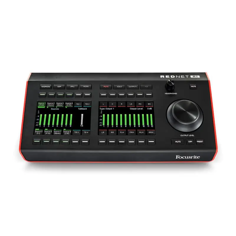 FOCUSRITE RedNet R1 Desktop remote controller สำหรับ Red audio interfaces The first Dante®, Pro Tools | HD™ และ Thunderbolt™ - Image 3