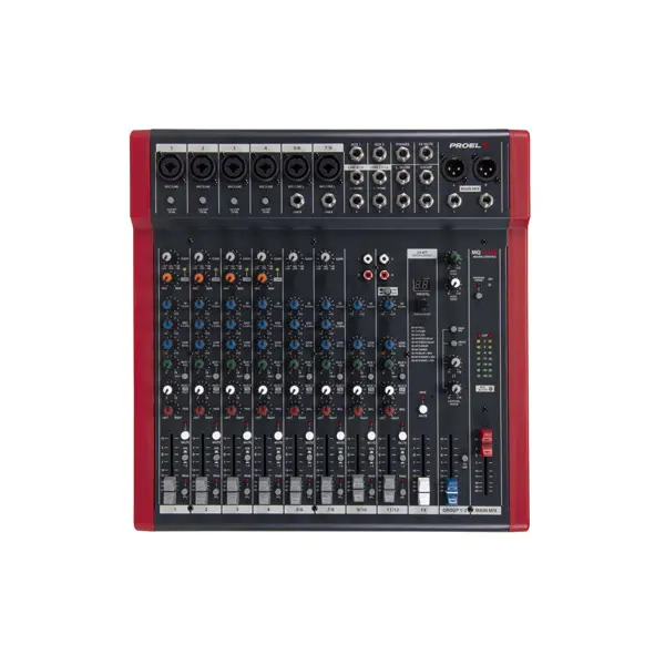PROEL MQ12USB มิกเซอร์ อนาล็อก 12 ชาแนล 4-bus mixer พร้อม effect และ USB I/F