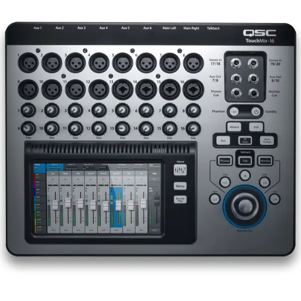 QSC TouchMix-16 เครื่องผสมสัญญาณเสียง ดิจิตอล 22 ชาแนล 16 Mic/Line, 4 Line
