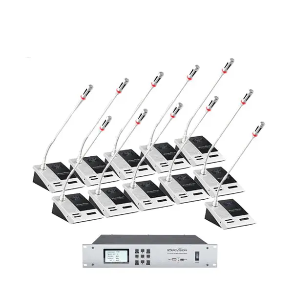SOUNDVISION DCS-990-PRO SET ชุดไมค์ประชุมใช้สาย ดิจิตอล 11 ท่าน (มีระบบ Vote) - Image 2