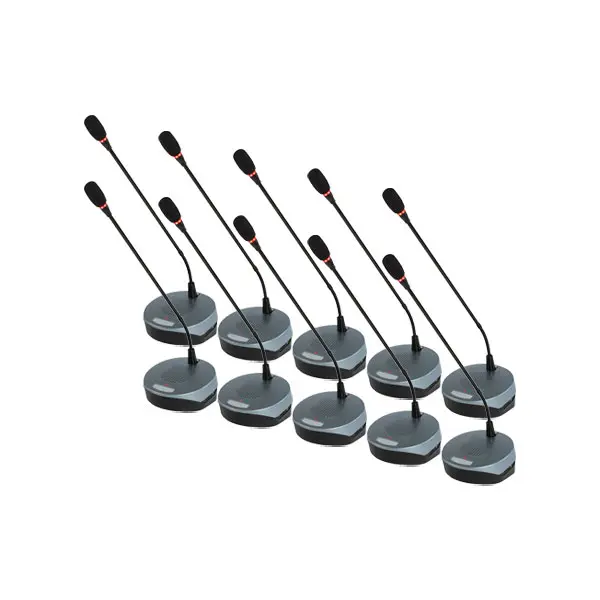 ชุดไมค์ประชุม TOA TS690 SET แบบใช้สาย 11 ท่าน (ไมค์ประธาน 1 ท่าน ไมค์ผู้ร่วมประชุม 10 ท่าน) - Image 2