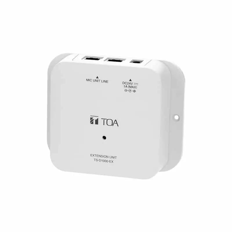 TOA TS-D1000-EX Extension Unit สำหรับขยายระยะทางสายเคเบิลของระบบ Digital Conference System