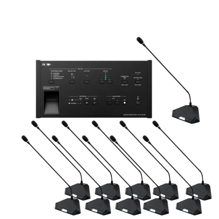 TOA TS-D1000M2 Set ไมค์ชุดประชุมมีสายสำหรับ 11 ท่าน