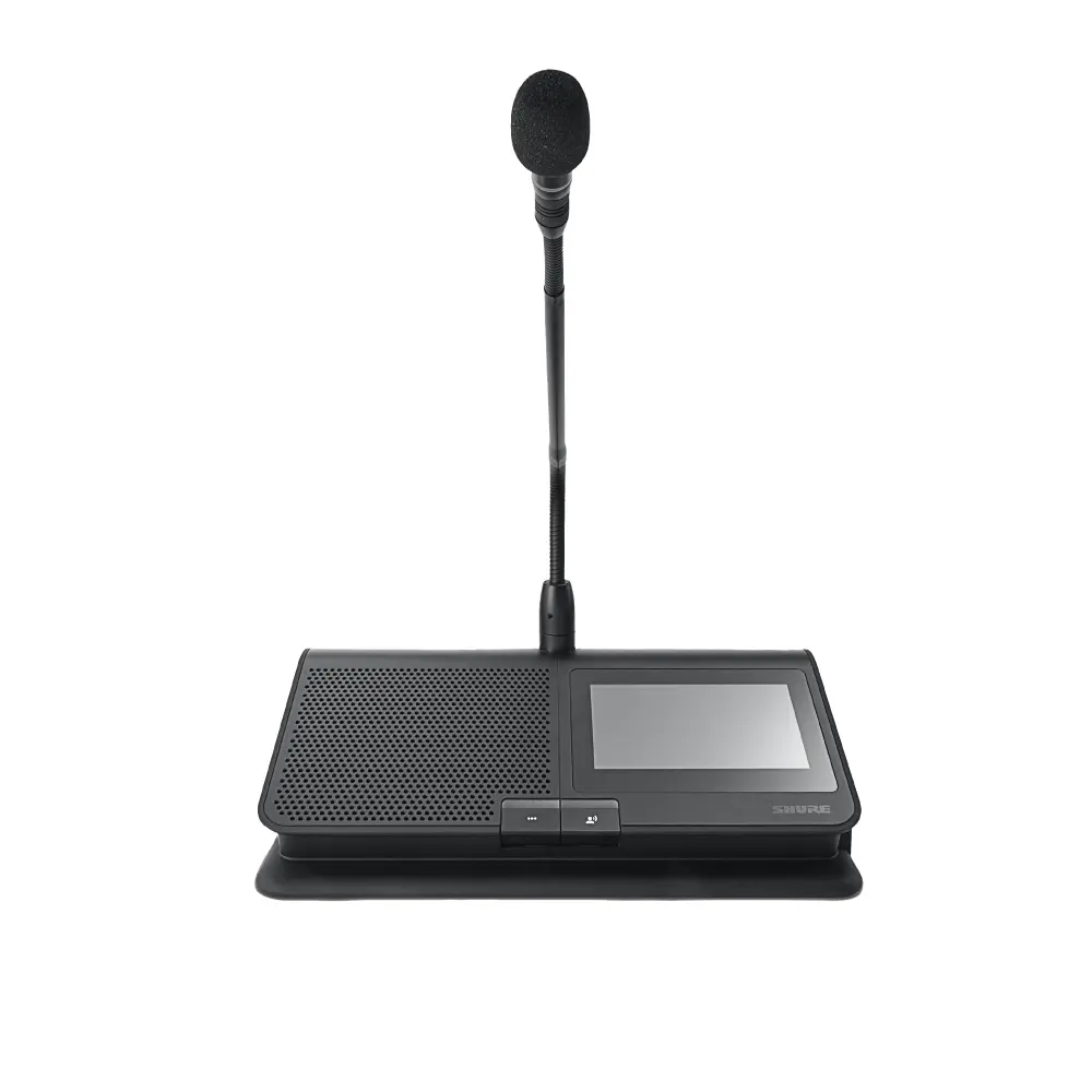 SHURE MXCW640/MXC420/SB930 ชุดไมค์ประชุมไร้สาย สำหรับ ประธาน/ผู้ร่วมประชุม ก้านยาว 20 นิ้ว พร้อมแบตเตอรี่