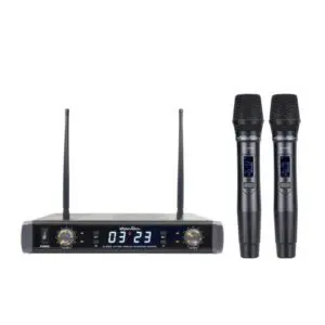 SOUNDVISION SU-820D/HT ไมค์ลอยคู่ UHF ย่าน 697.3-702.7 MHz ระยะ 50 เมตร