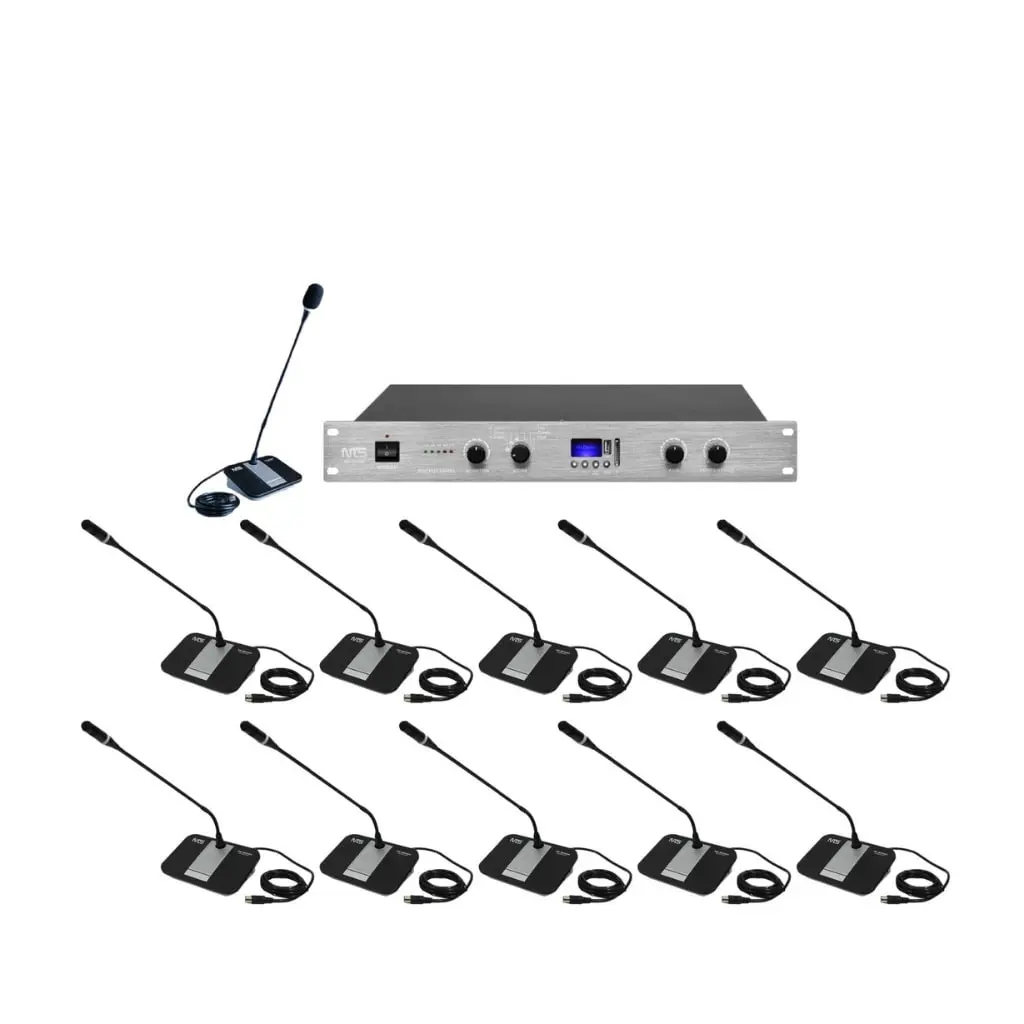 NTS DS-900 Series ชุดไมค์ประชุม 11 ท่าน