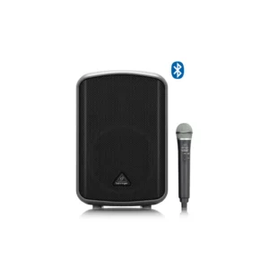 BEHRINGER MPA200BT ชุดเครื่องเสียงเคลื่อนที่ มีแอมป์ในตัว 8นิ้ว 200 วัตต์ คลาส D มีบลูทูธ พร้อมไมค์ลอย 1ตัว