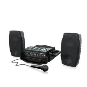 BEHRINGER PPA200 เครื่องขยายเสียงเคลื่อนที่ แบบเคลื่อนย้าย ขนาดเล็กถึงขนาดกลาง 200 วัตต์
