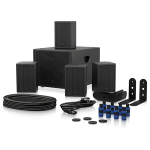 BEHRINGER SAT 1004 BUNDLE ตู้ลำโพง 4 นิ้ว 4 ใบ และตู้ซับ Active 8 นิ้ว 1 ใบ