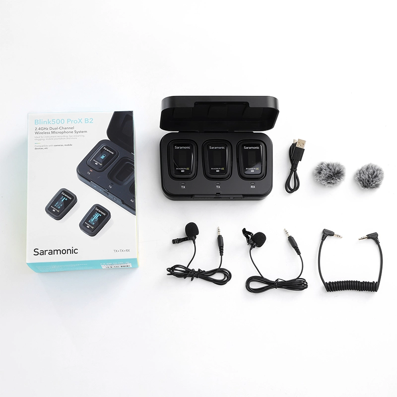 SARAMONIC Blink500 ProX B2 ไมโครโฟนไร้สาย ติดกล้อง/สมาร์ทโฟน - Image 8