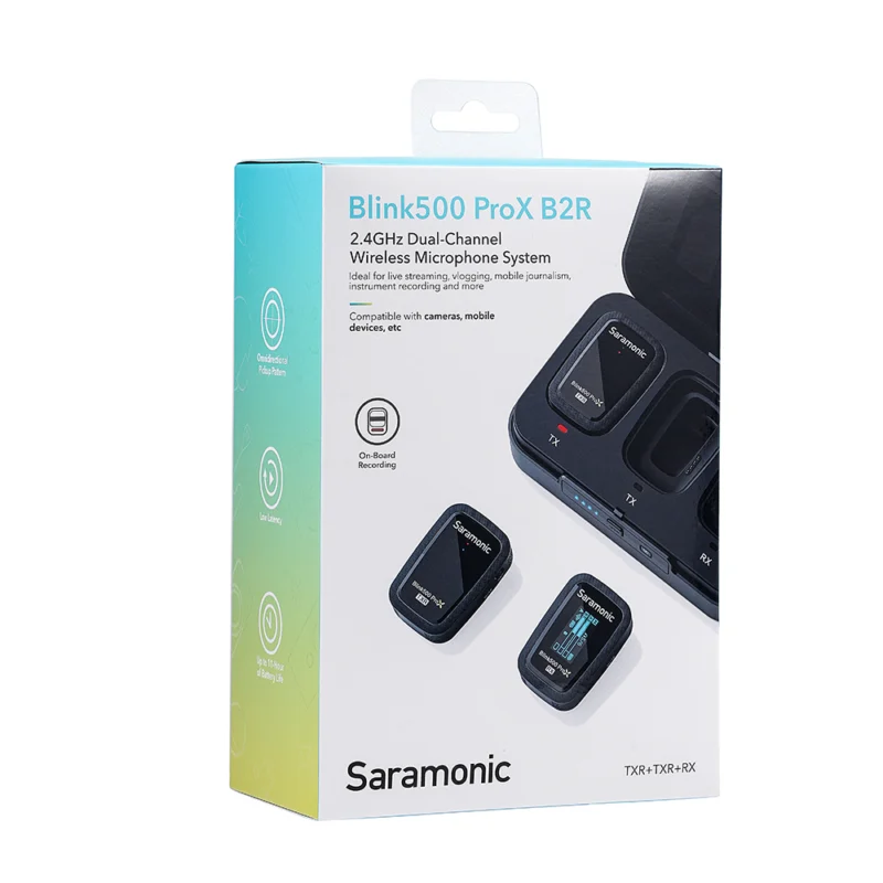 SARAMONIC Blink500 ProX B2R ไมค์ลอยดิจิตอล แบบ 2.4GHz - Image 12