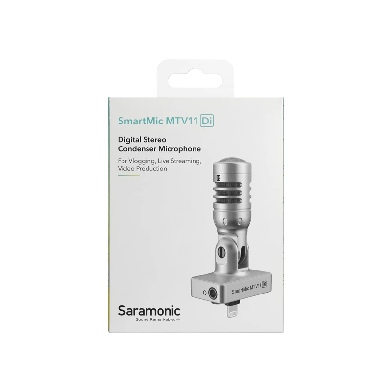 SARAMONIC SmartMic MTV11 Di ไมโครโฟนคอนเดนเซอร์ สำหรับอุปกรณ์ iOS - Image 9
