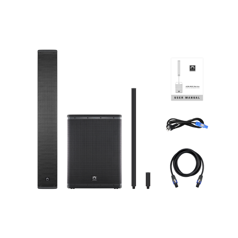 SOUNDVISION ACS-1500 ชุดลำโพง Active คอลัมน์ 8×4 นิ้ว ซับ 15 นิ้ว 1800 วัตต์ - Image 7