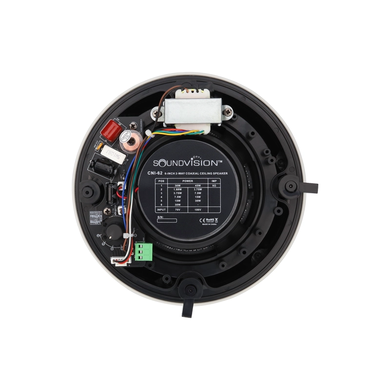SOUNDVISION CNI-62 ลำโพงติดเพดาน แบบ Coaxial ขนาด 6 นิ้ว แบบ 2 ทาง 30 วัตต์ - Image 6