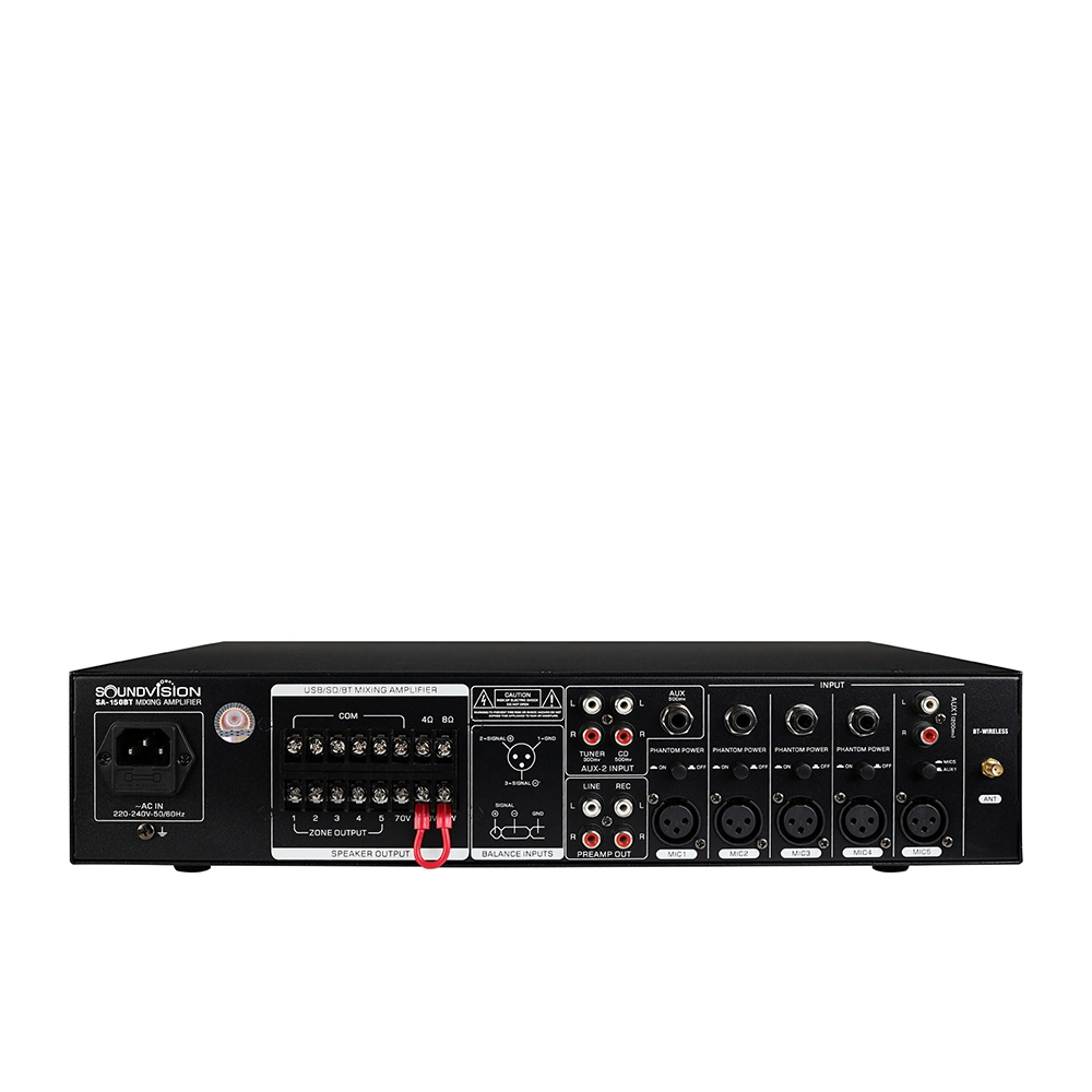 SOUNDVISION SA-150BT แอมป์มิกเซอร์ 150 วัตต์ 5 โซน มีฟังก์ชั่น BLUETOOTH และ USB/SD player - Image 2