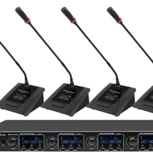 SOUNDVISION WCM-440 ชุดไมค์ประชุมสำหรับ 4 ท่าน แบบไร้สาย ย่าน UHF