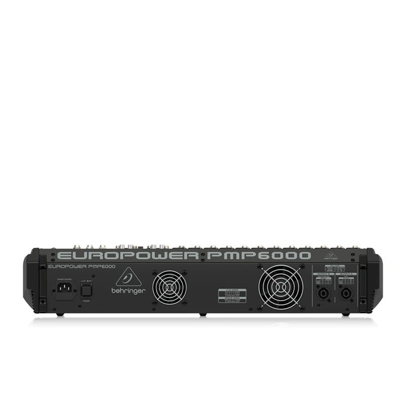 BEHRINGER PMP6000 เพาเวอร์มิกเซอร์ 20 ชาแนล 1600 วัตต์ พร้อม Dual Multi-FX Processor และ FBQ Feedback Detection - Image 4