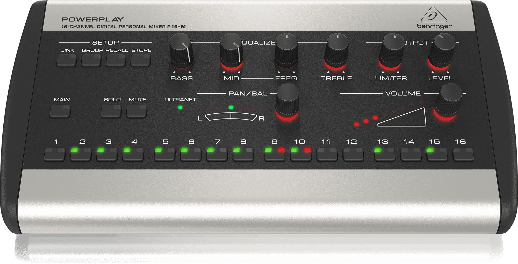 BEHRINGER P16-M มิกเซอร์เสียงส่วนบุคคล ดิจิตอล 16 ชาแนล - Image 2