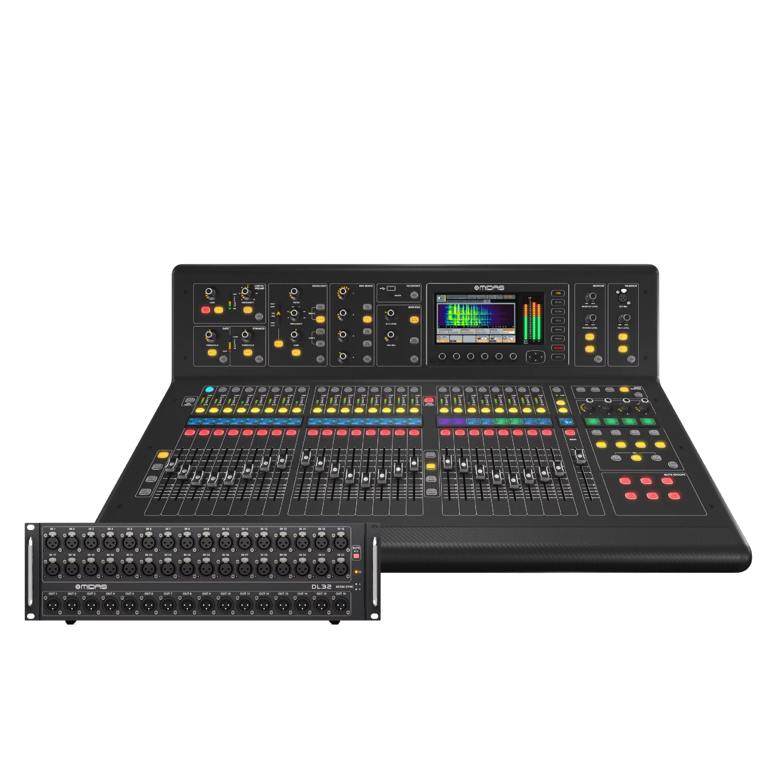 MIDAS M32 LIVE x MIDAS DL32 ดิจิตอล มิกเซอร์ พร้อม สเตจบ๊อกซ์