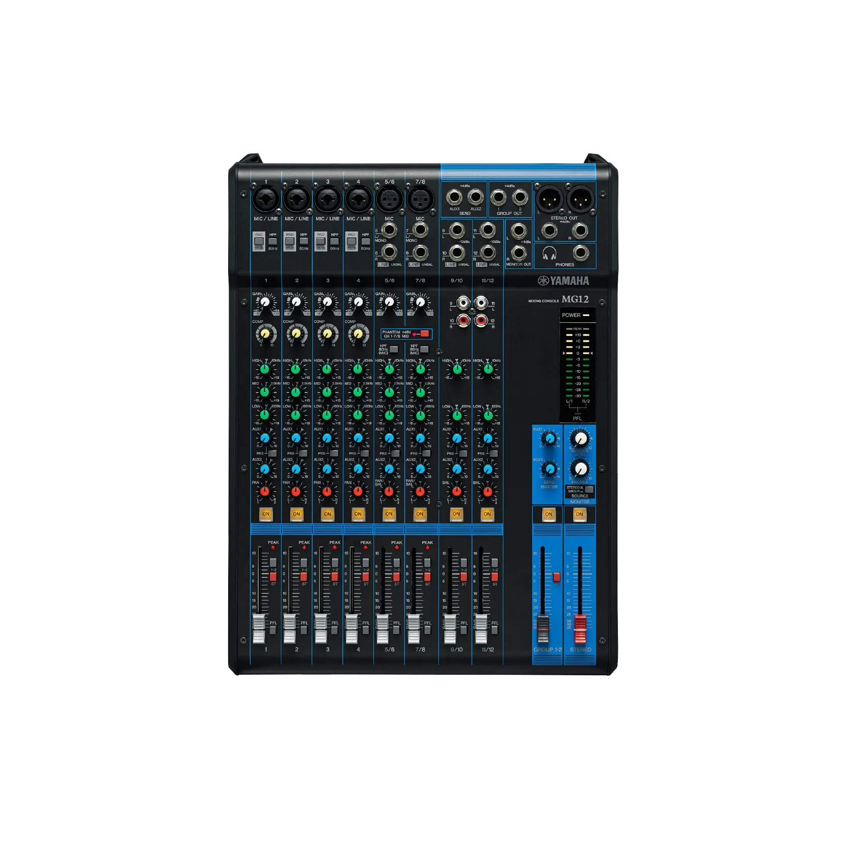 YAMAHA MG12 Analog Mixer 12 Input เครื่องผสมสัญญาณเสียง มิกเซอร์อนาล็อก 12 ชาแนล
