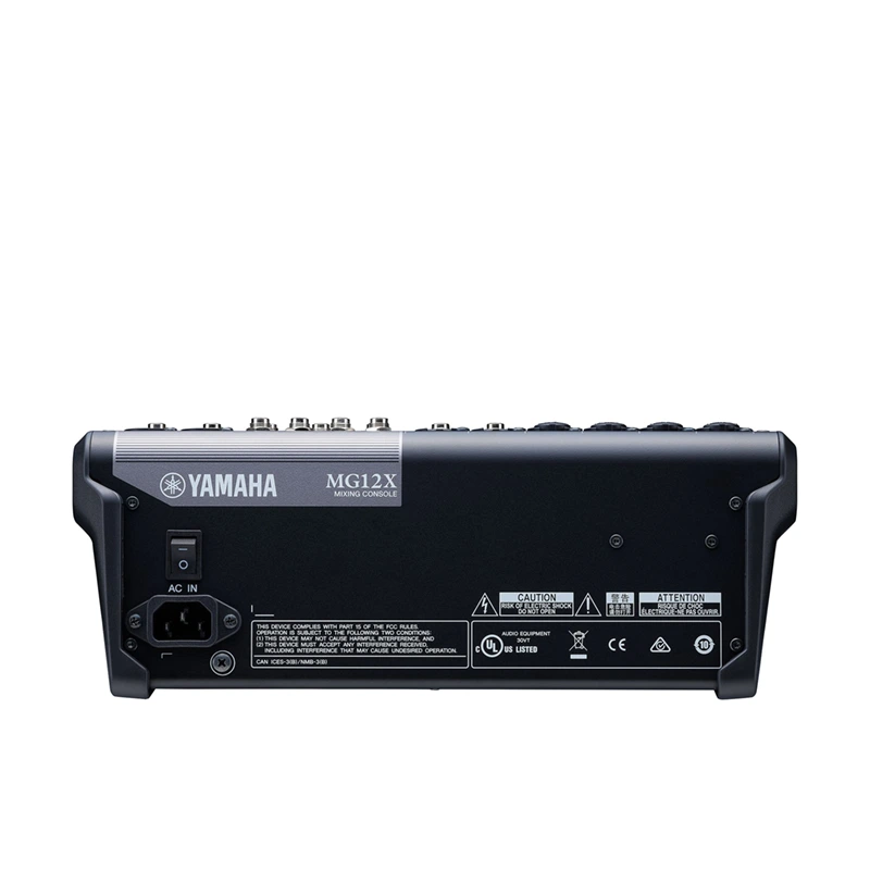YAMAHA MG12X CV มิกเซอร์ อนาล็อก 12 ชาแนล 6 Mic / 12 Line (4 mono + 4 stereo) ปรีแอมป์ไมค์ “D-PRE” พร้อม inverted Darlington circuit - Image 4