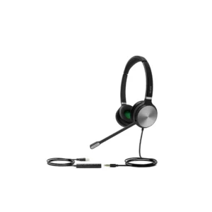 YEALINK UH36 Dual หูฟังตัดเสียงรับกวน การเชื่อมต่อ USB และ 3.5 มม. รองรับ Microsoft Windows, Apple Mac OS