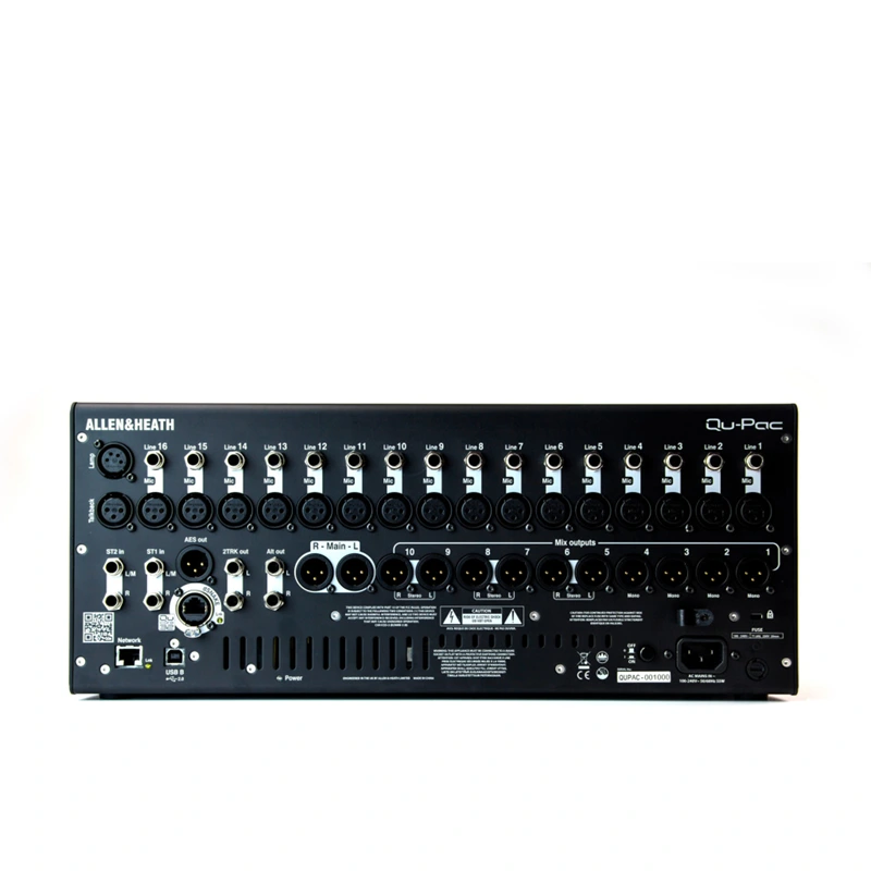 ALLEN&HEATH QU-PAC มิกเซอร์ ดิจิตอล 22-in/12-out 32×32 USB Audio Interface พร้อมรีโมทไร้สาย - Image 6