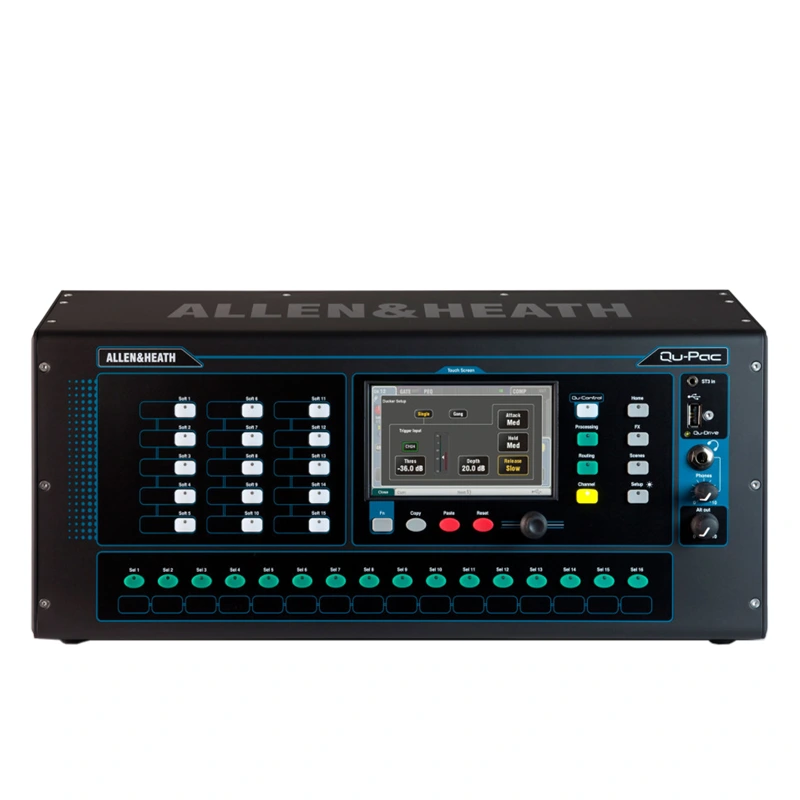 ALLEN&HEATH QU-PAC มิกเซอร์ ดิจิตอล 22-in/12-out 32×32 USB Audio Interface พร้อมรีโมทไร้สาย