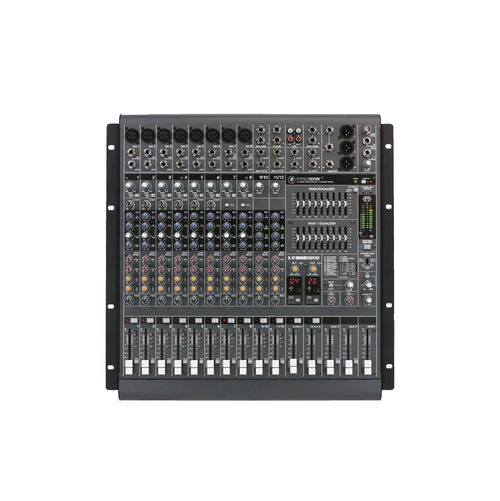 MACKIE PPM1012 เพาเวอร์มิกเซอร์ 12 ชาแนล คลาส D 1600 วัตต์