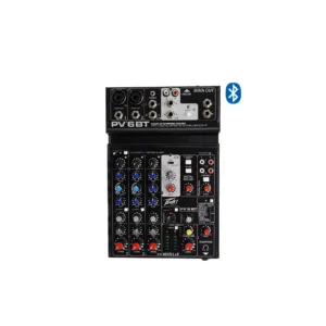 PEAVEY PV6 BT เครื่องผสมสัญญาณเสียง มิกเซอร์อนาล็อก 6 ชาแนล บูลทูธ