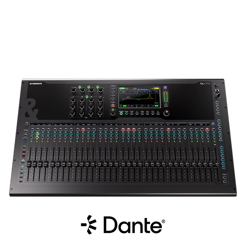 ALLEN&HEATH Qu-7D มิกเซอร์ดิจิตอล 38 อินพุต /24 เอาต์พุต รองรับ Dante