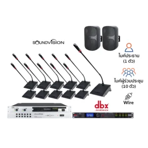 SOUNDVISION DCS-800 Conference Systems – S ชุดเครื่องเสียงห้องประชุมดิจิตอล แบบใช้สาย