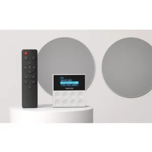 FONESTAR KS-WALL ชุดลำโพงติดเพดาน ขนาด 6 นิ้ว พร้อมแอมป์ติดผนัง