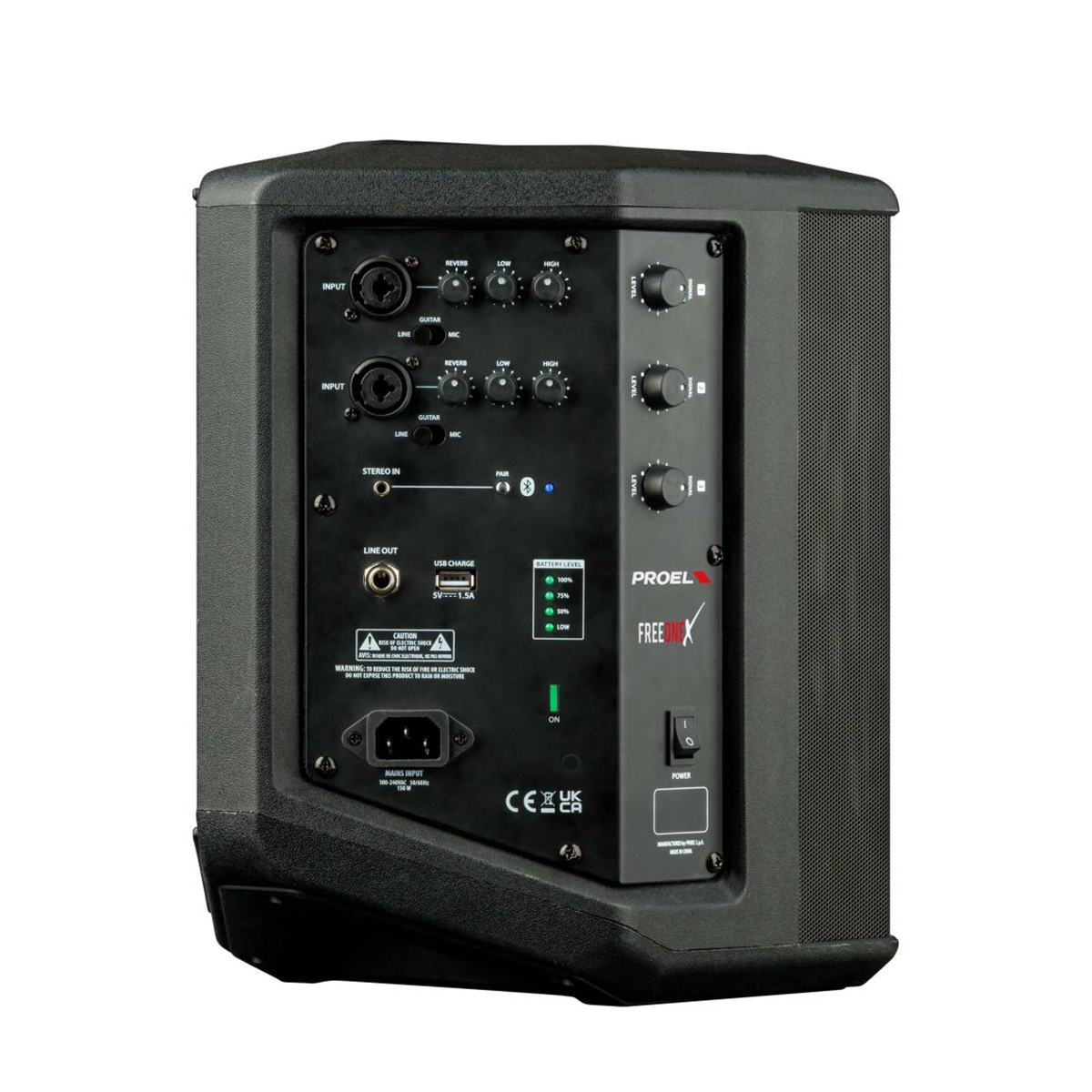 PROEL FreeOneX ลำโพง All-In-One แบบพกพา มีแบตเตอรี่ในตัว - Image 2