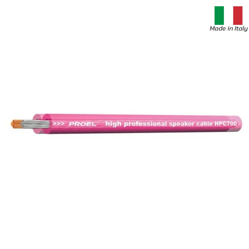 PROEL HPC710 100M สายลำโพง ทำจากทองแดงแท้ ขนาด 12 AWG หุ้มด้วย PVC ความยาว 100 เมตร