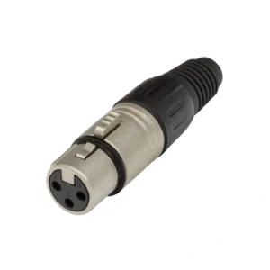 PROEL XLR3FVPRO หัวคอนเน็คเตอร์ XLR ตัวเมีย สำหรับเชื่อมต่อ มิกเซอร์, เพาเวอร์แอมป์, โปรเซสเซอร์, ไมโครโฟน